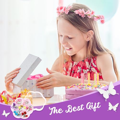 MAYCREATE® 7 Pairs Earrings for Girls Stylish Clip On Non Pierced Ears Kids Color Resin Crystal Jewelry Pretend Play Party Favor Dressing Up 2 PCS MAYCREATE® 7 Pairs Earrings for Girls Stylish Clip On Non Pierced Ears Kids Color Resin Crystal Jewelry Pretend Play Party Favor Dressing Up 2 PCS